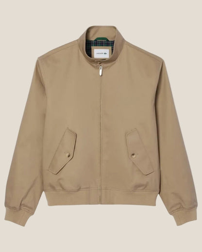 Water-Repellent Twill Harrington Jacket