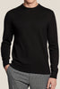 Maglione Girocollo In Misto Cashmere Con Logo Bandierina Ricamato