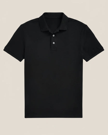 Custom Slim Fit Stretch Mesh Polo Shirt