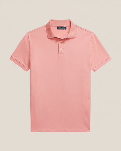 Custom Slim Fit Stretch Mesh Polo Shirt