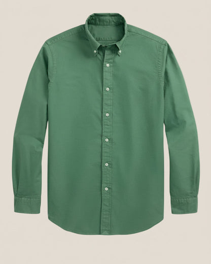 Slim Fit Garment-Dyed Oxford Shirt