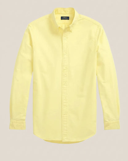 Slim Fit Garment-Dyed Oxford Shirt