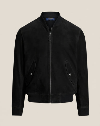 Suede Bomber Jacket